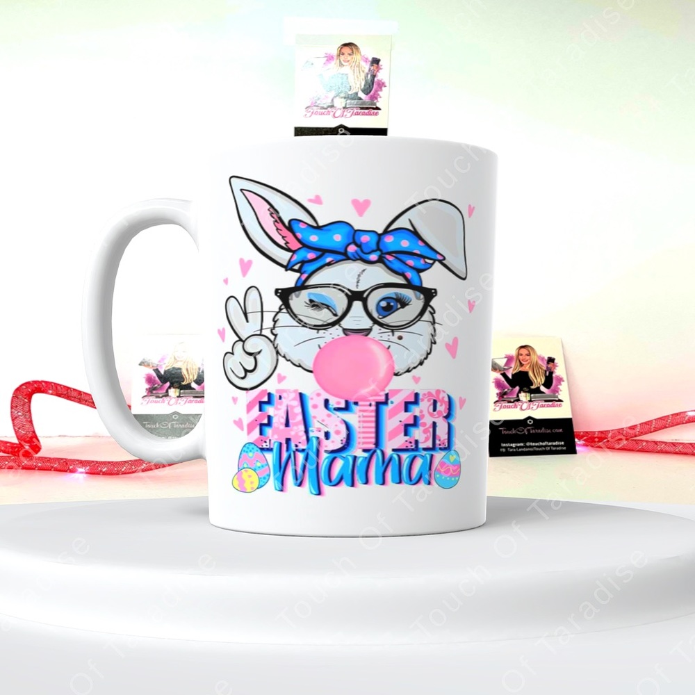 Easter Mama or Nana 15 Ounce Ceramic Coffee Mug